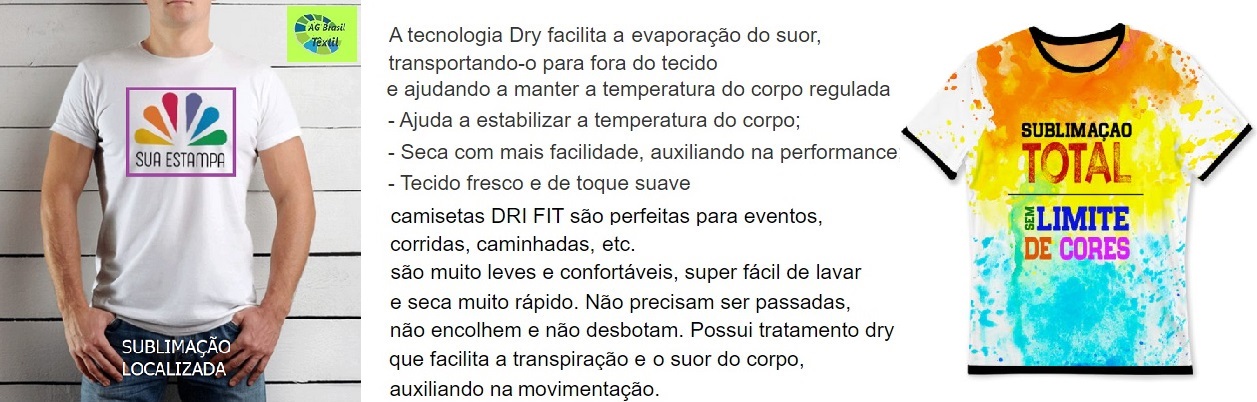 CAMISETA DRY FIT (19)982001045 CAMISETAS DRY FIT R$ 17,90 ACIMA 2000 PÇS EM DRY SPORT LISO 'GRÁTIS IMPRESSÃO F/C SUBLIMAÇÃO' QUALIDADE COMPROVADA ENTREGA NA DATA E O MENOR PREÇO BRASIL ACOMPANHE NOSSAS PROMOÇÕES NO SITE E AQUI NO GOOGLE